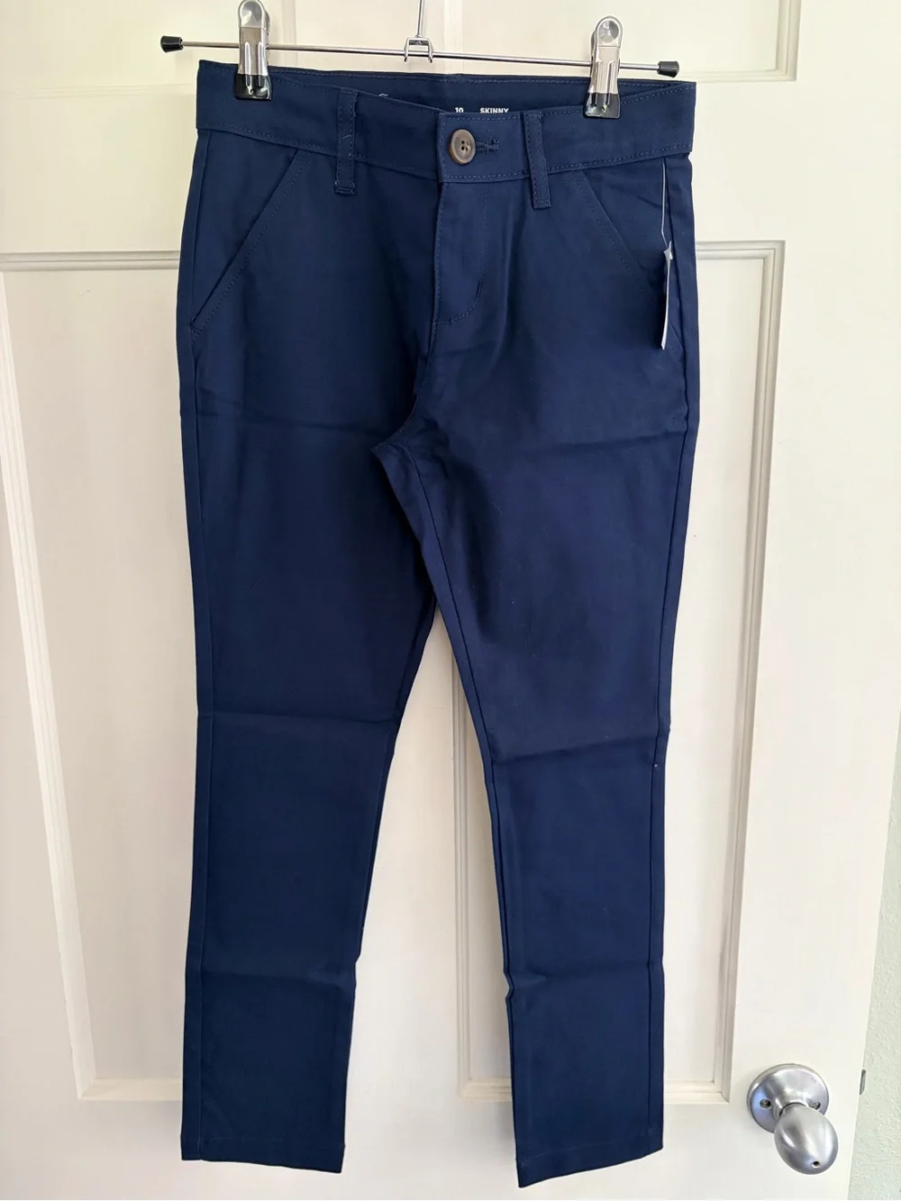 Old Navy Girls Navy Slim Uniform Pants